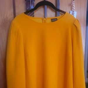 Elegant Yellow Mini Dress